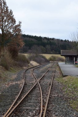 Almanya 'da bir demiryolu hattı