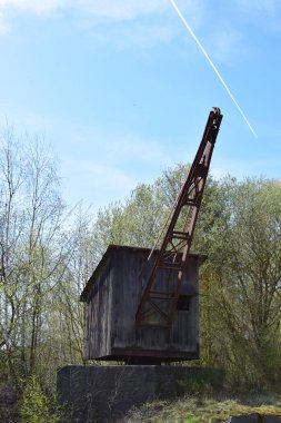 old wooden mill in the countryside clipart