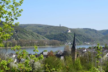 Koenigsstuhl Rhens, former crowning place in Rhine valley clipart