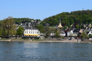 Linz 'deki güzel ortaçağ mimarisinin manzarası