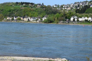 Fransa 'nın Loire Vadisi' ndeki Seine nehri.