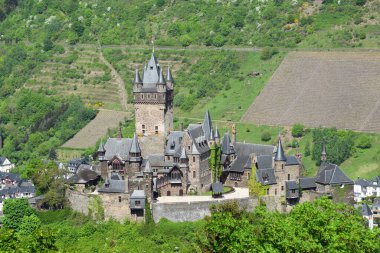 Reichsburg 'daki Mosel Vadisi.