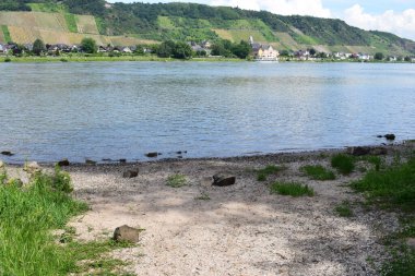 scenic view of beautiful Rhine at Namedyer Werth