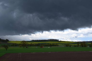 Fırtına bulutları alanları üzerinde