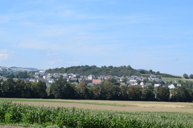 Almanya 'daki Moselle köyü.