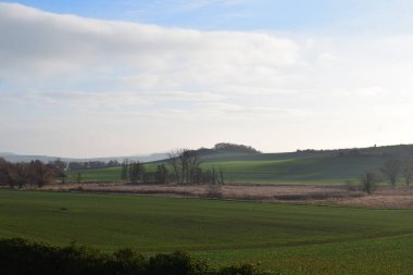 Dağların güzel manzarası