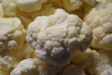 Beyaz karnabahar yakın çekim