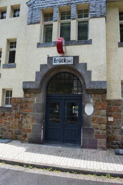 Almanya 'daki eski istasyon kapısı