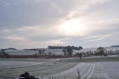 Almanya kış manzarası