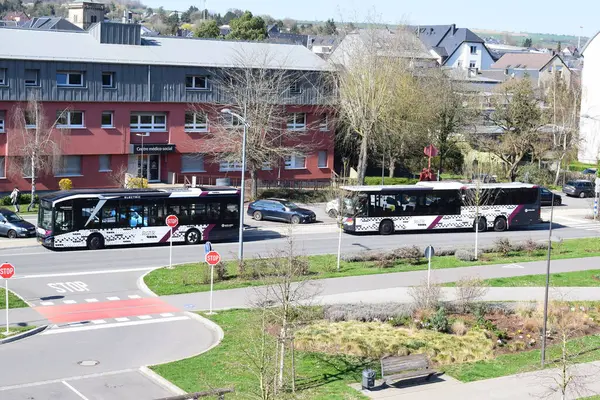 Lüksemburg 'da otobüsler, elektrik ve normal