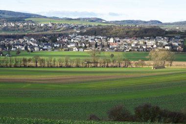 Almanya 'nın Thuer köyünün manzarası