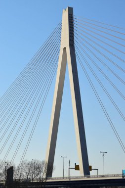 İsrail 'in başkentindeki köprü.