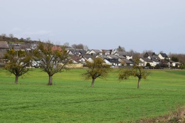 Alman nehrinin küçük köyünün şehri.