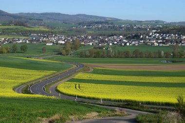 kırsal alanın manzarası, seçici odak