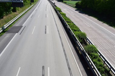 Yolun havadan görünümü