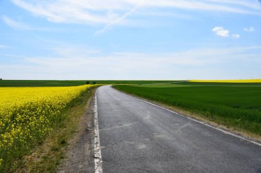 Sarı bir tecavüz alanı.