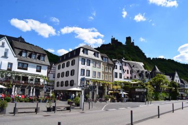 Almanya 'nın Beilstein şehrinde manzara