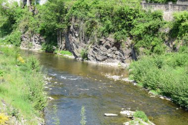 Park şehrinin nehri.