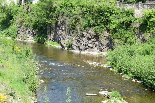 Park şehrinin nehri.