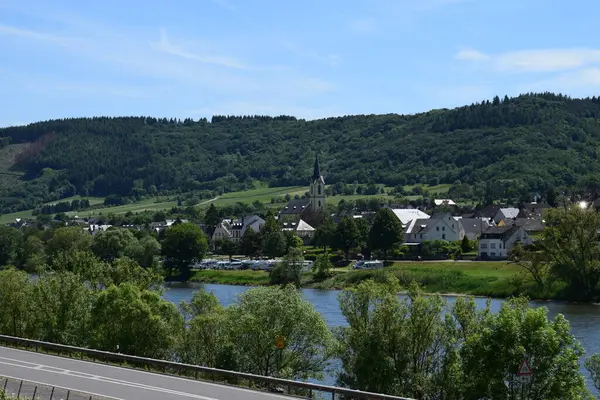 Güzel ortaçağ mimarisinin manzarası