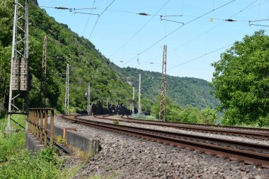 Ormandaki tren istasyonu..