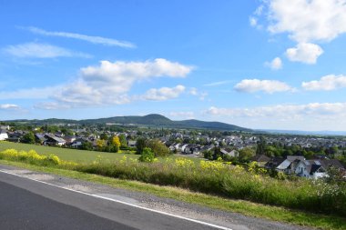 Mendig şehri manzarası, Almanya