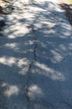 Yeşil çimen desenli yol yüzeyi