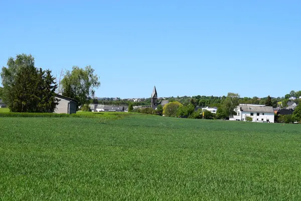 Şehir cephelerinin manzarası