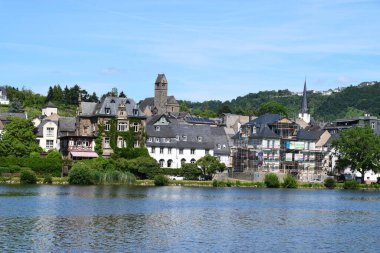 Güzel ortaçağ mimarisinin manzarası