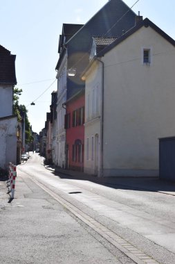 Almanya 'nın Andernach şehrinin sokak manzarası