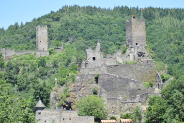 Manderscheid 'in kalesi, Eifel.