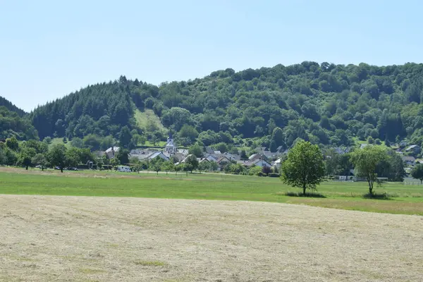 Yazın Meerfeld köyü manzarası