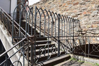 Şehirdeki antik merdivenler