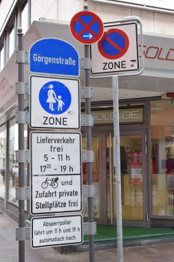 Yaya bölgesinin işareti