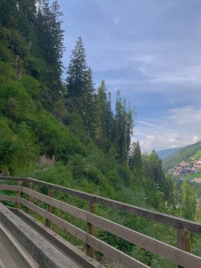 Val Gardena 'nın manzarası