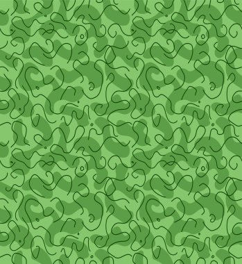 Army green camouflage seamless pattern art.Vector line illustration design wallpaper.Army green camouflage fashion seamless pattern background concept