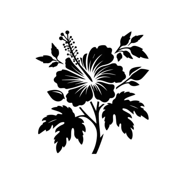 çiçek silueti sanat tasarımı