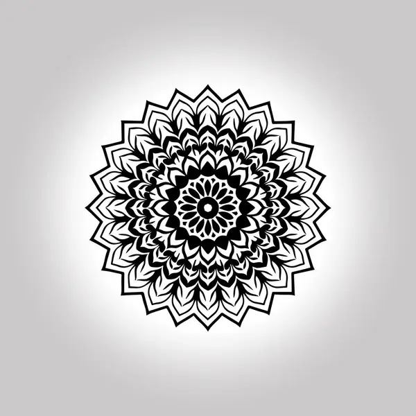 Yeni stil mandala vektör sanat tasarımı