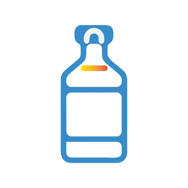 satır şişe simgesi tasarımı