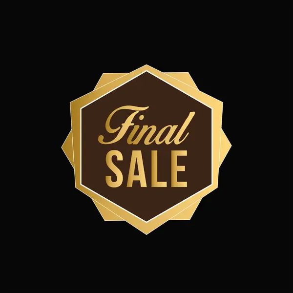 Kurdeleli vektör altın etiketi