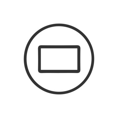 Beyaz arkaplanda vektör simgesi izole edildi