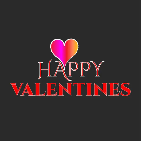 Sevgililer Günü tebrik kartı.