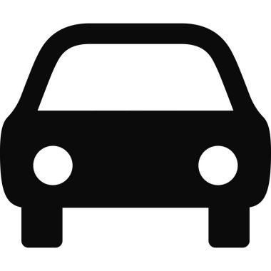 seyahat için araba simgesi, ulaşım aracı, çizgi film ve çocuklar için oyuncak