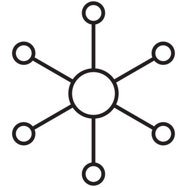 İş ekibinin bağlantısı, internet ağı, noktayla bağlantılı web, iletişim için sosyal medya işareti