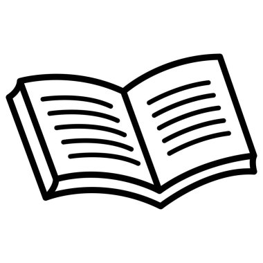 Eğitim enstitüsünde öğrenciler ve öğretmenler için kitap ikonu, öğrenciler için eğitim ekipmanı