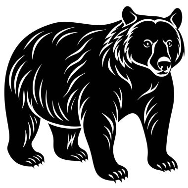 Beyaz Arkaplanda Siyah Siluet Sanatı Gösteriliyor: İlham ve İpuçları