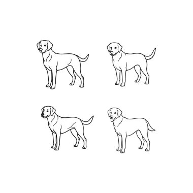 Çizgi Sanatı Labrador Retriever illüstrasyon Ink biçimi