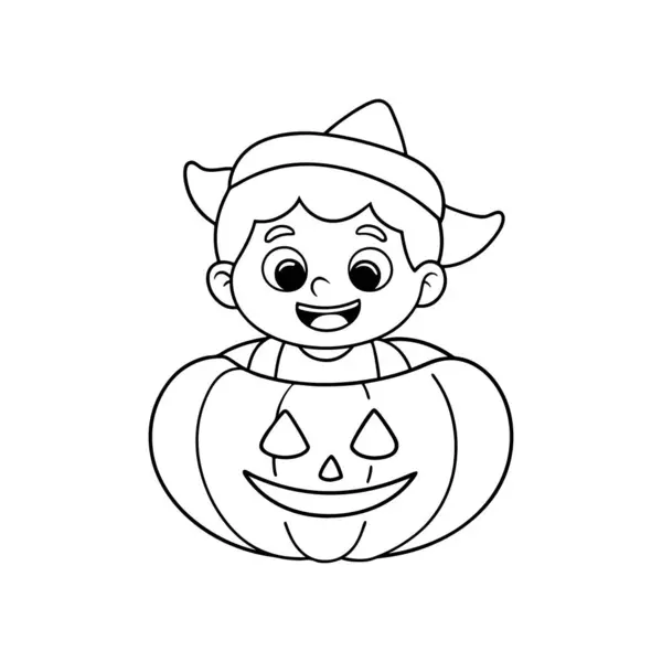 Çocuklar kitap boyuyor Cadılar Bayramı 'nda mumya dans eden ay piramidi balkabakları.