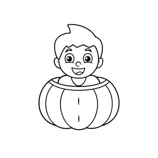 Çocuklar kitap boyuyor Cadılar Bayramı 'nda mumya dans eden ay piramidi balkabakları.