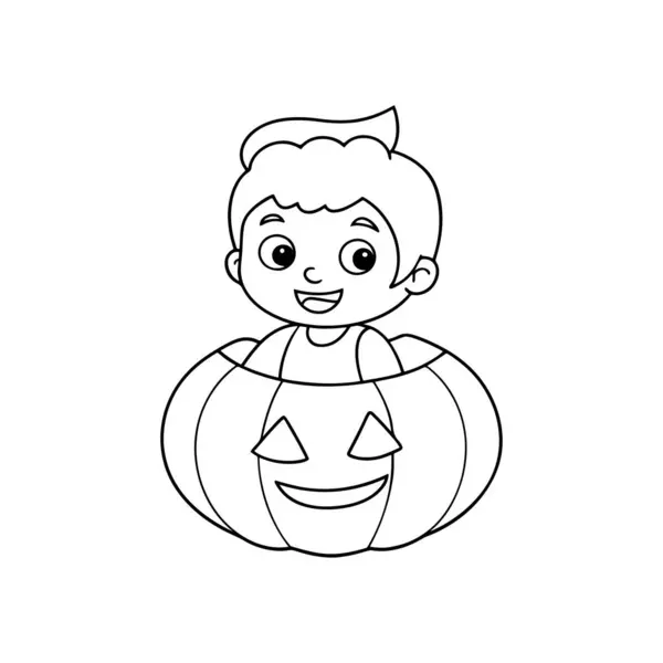 Çocuklar kitap boyuyor Cadılar Bayramı 'nda mumya dans eden ay piramidi balkabakları.